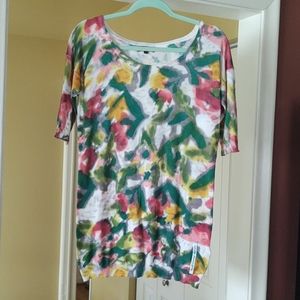 Adolfo Dominguez colorful cotton top